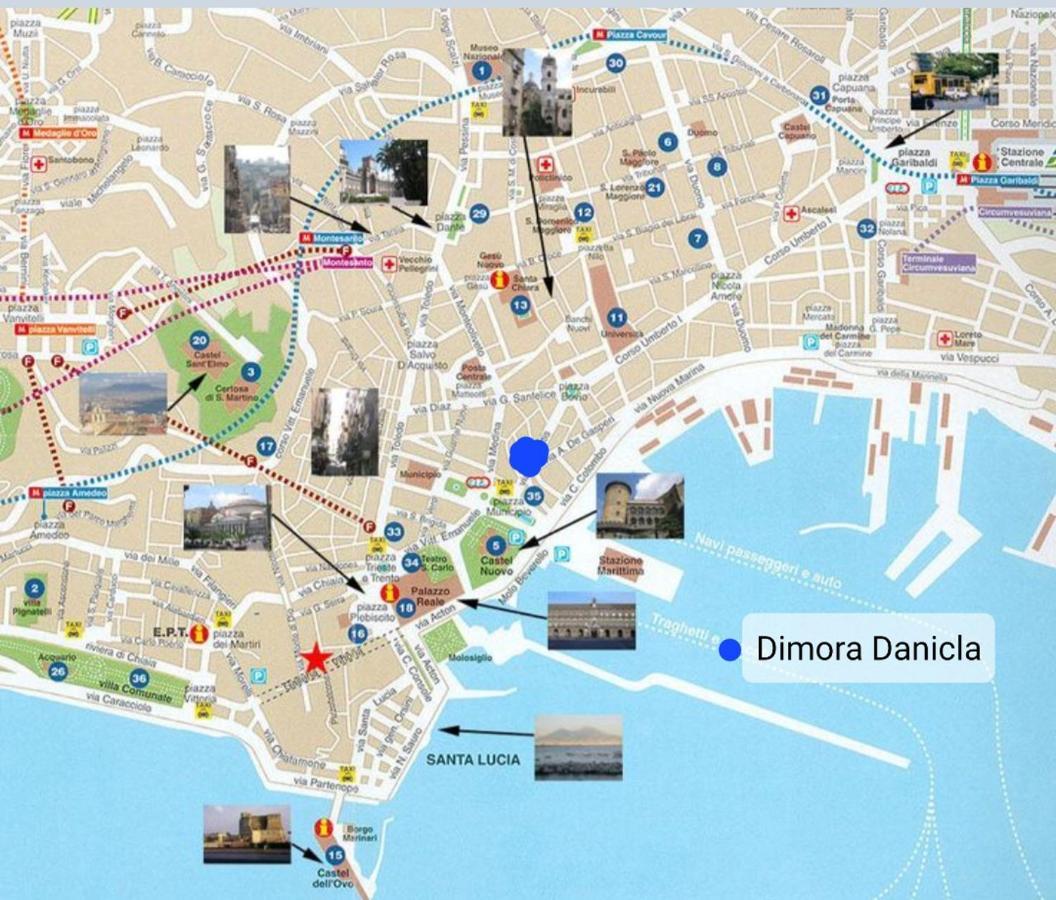 Dimora Danicla Apartment Napoli Bagian luar foto